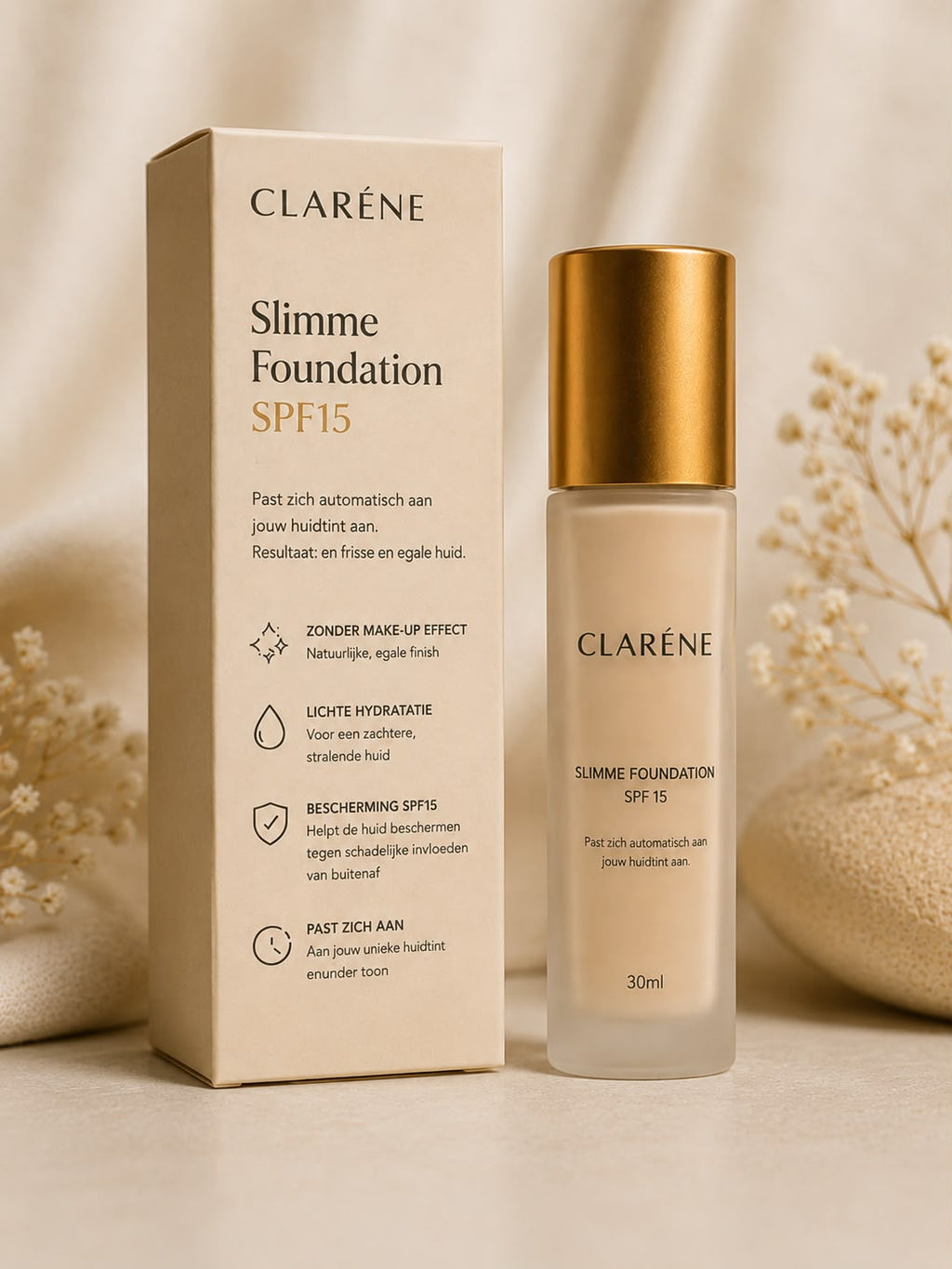 Zelfkleurende Foundation SPF15